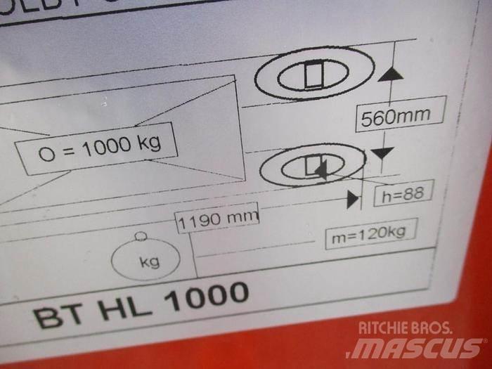 BT HL 1000 Ручные штабелёры с электроподъёмом