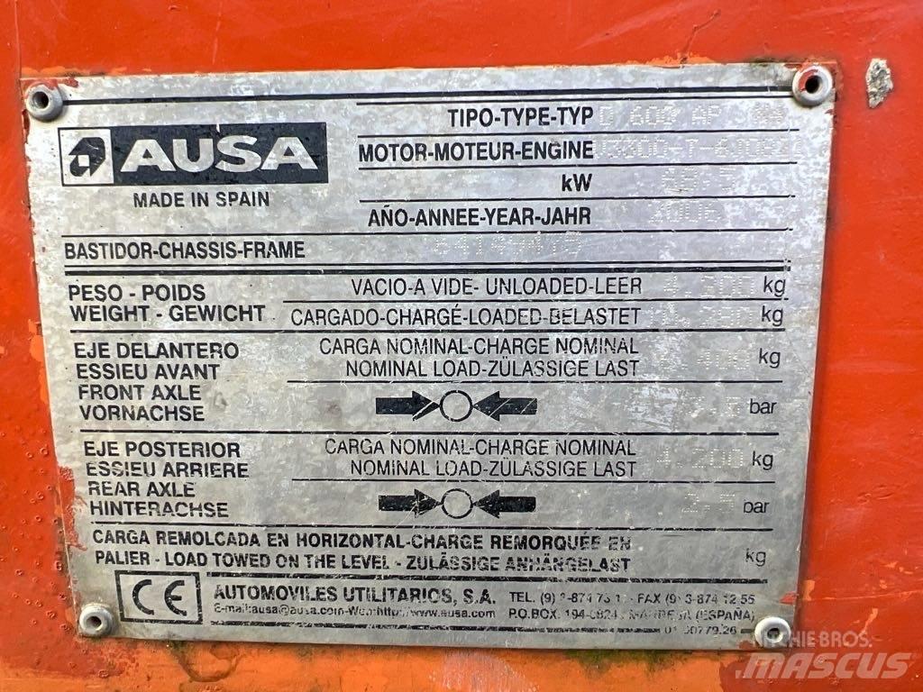 Ausa D600 AP Мини-самосвалы