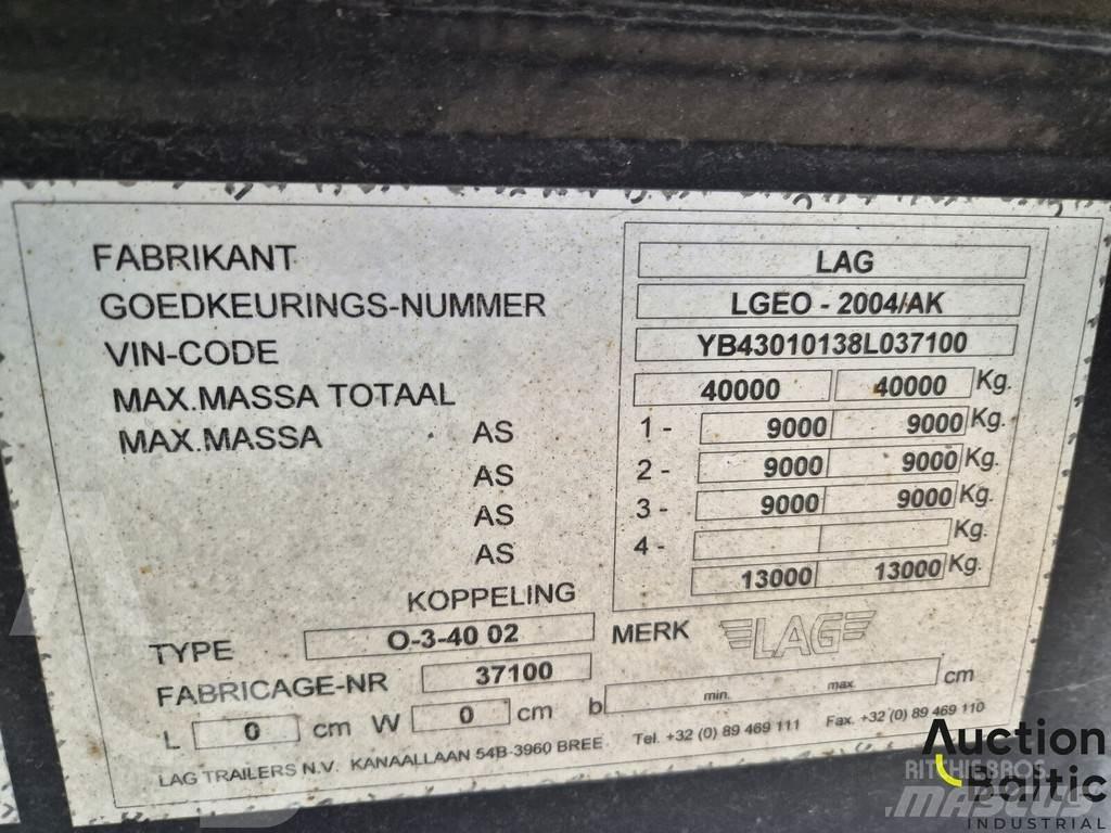 Wabco LAG Тентованные полуприцепы