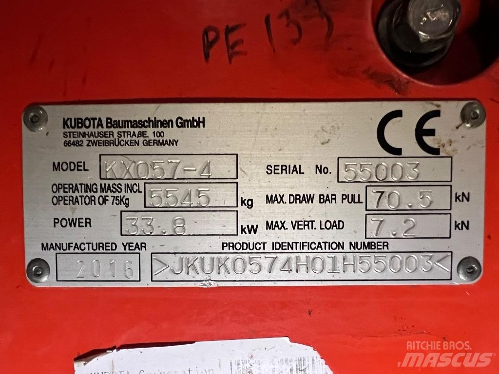Kubota KX057 Мини-экскаваторы