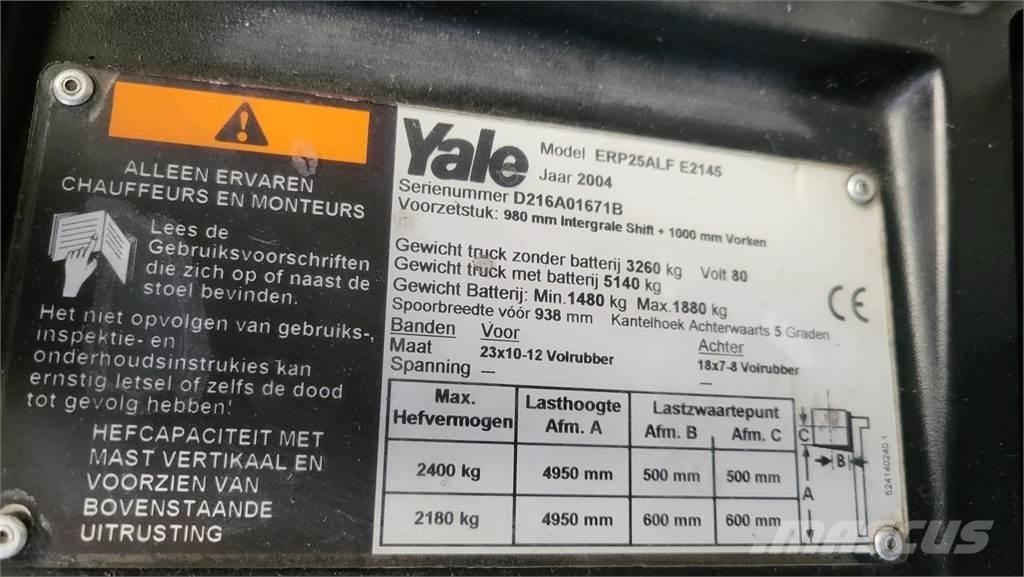 Yale ERP25ALF Электропогрузчики