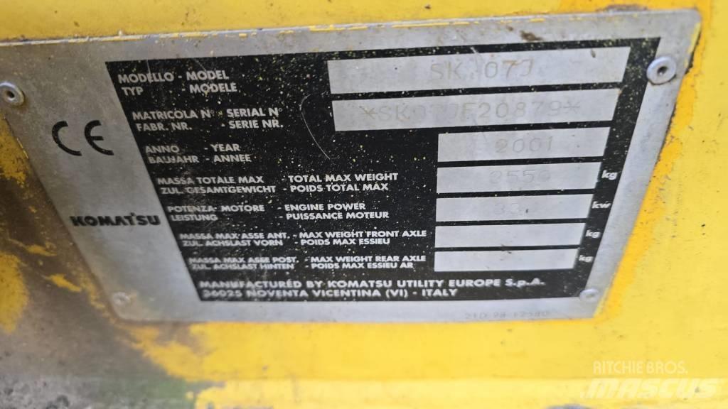 Komatsu SK07J Малые погрузчики