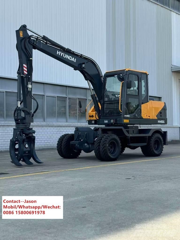 Hyundai HW80 Колёсные экскаваторы