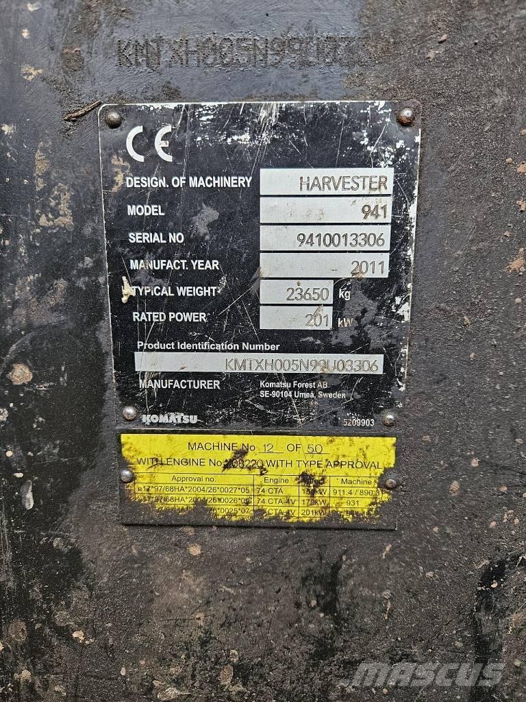 Komatsu 941 Харвестеры