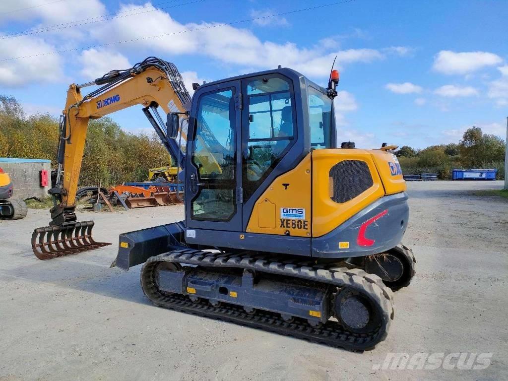 XCMG XE 80 E Малые экскаваторы 7т-12т