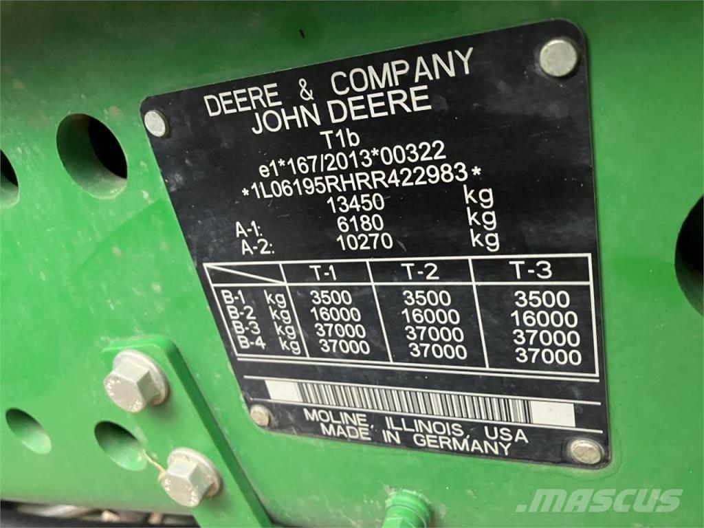 John Deere 6R 195 Трактора