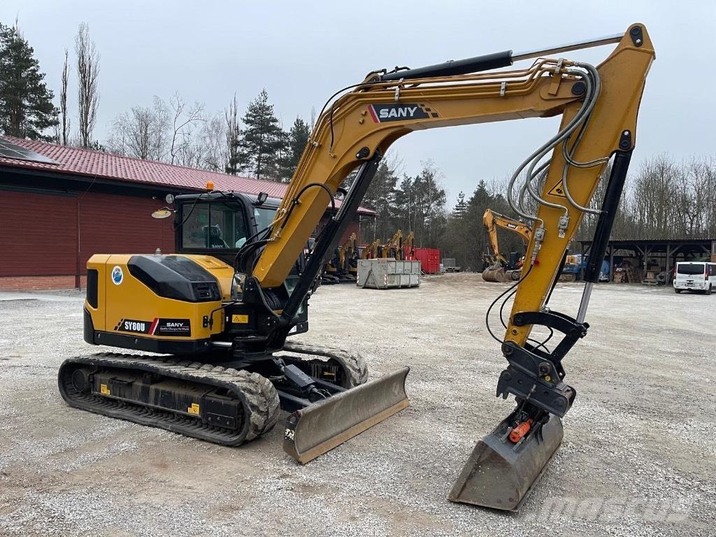Sany SY 80 U Малые экскаваторы 7т-12т