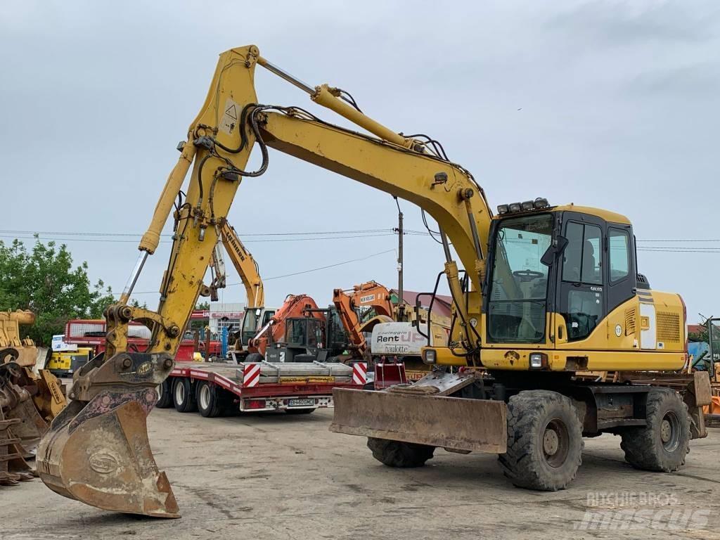 Komatsu PW 140-7 Колёсные экскаваторы