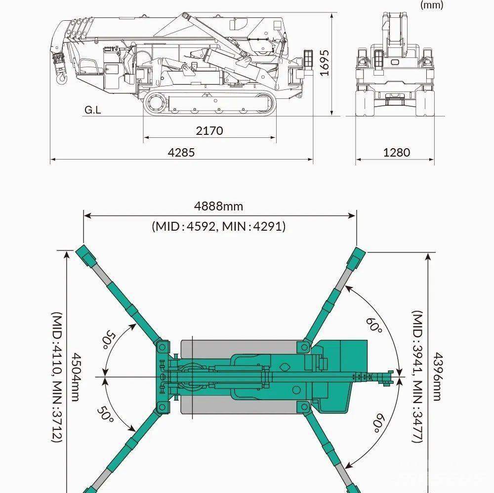 Maeda MC305CRME-3 Мини-краны