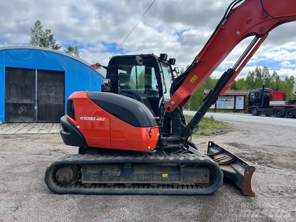 Kubota kx080-4a2 Малые экскаваторы 7т-12т