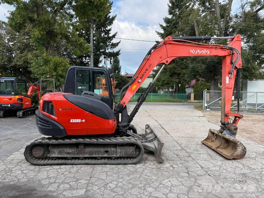 Kubota KX 080-4 Малые экскаваторы 7т-12т
