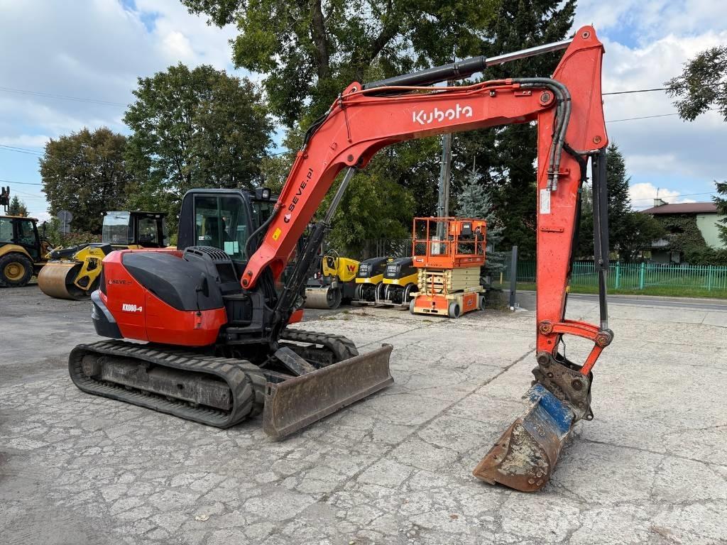 Kubota KX 080-4 Малые экскаваторы 7т-12т