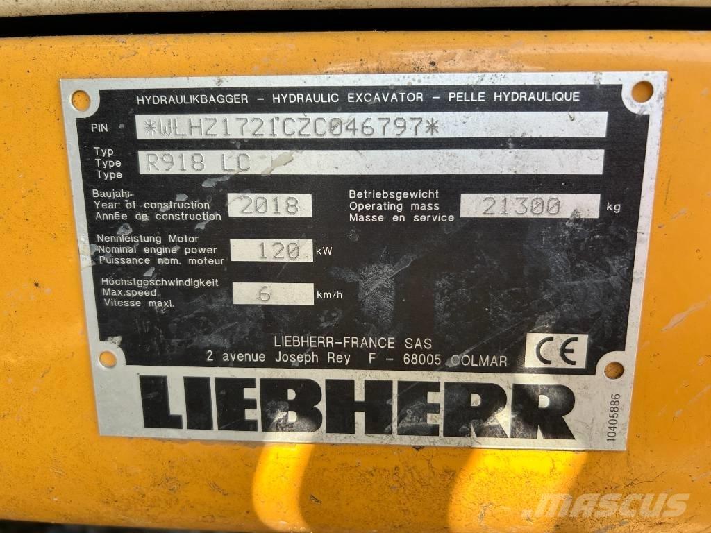 Liebherr R 918 LC Гусеничные экскаваторы