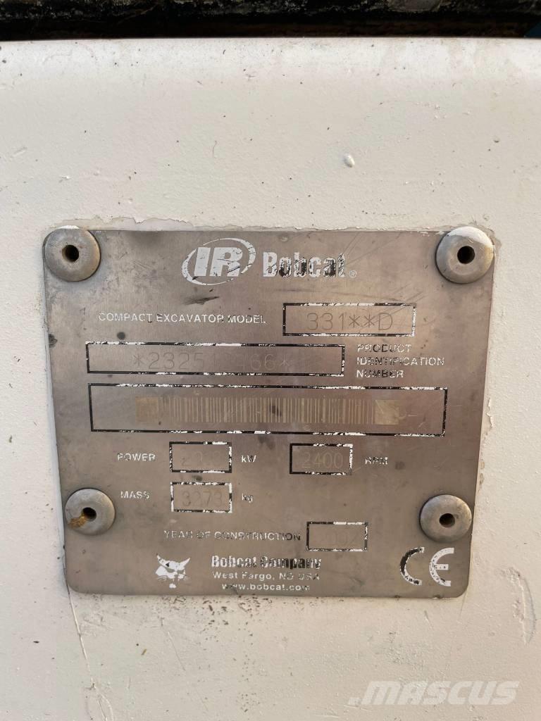 Bobcat 331 Мини-экскаваторы