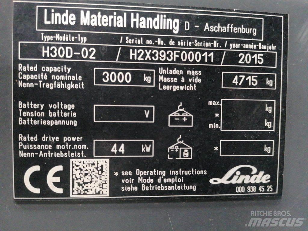 Linde H30D-02 Дизельные погрузчики