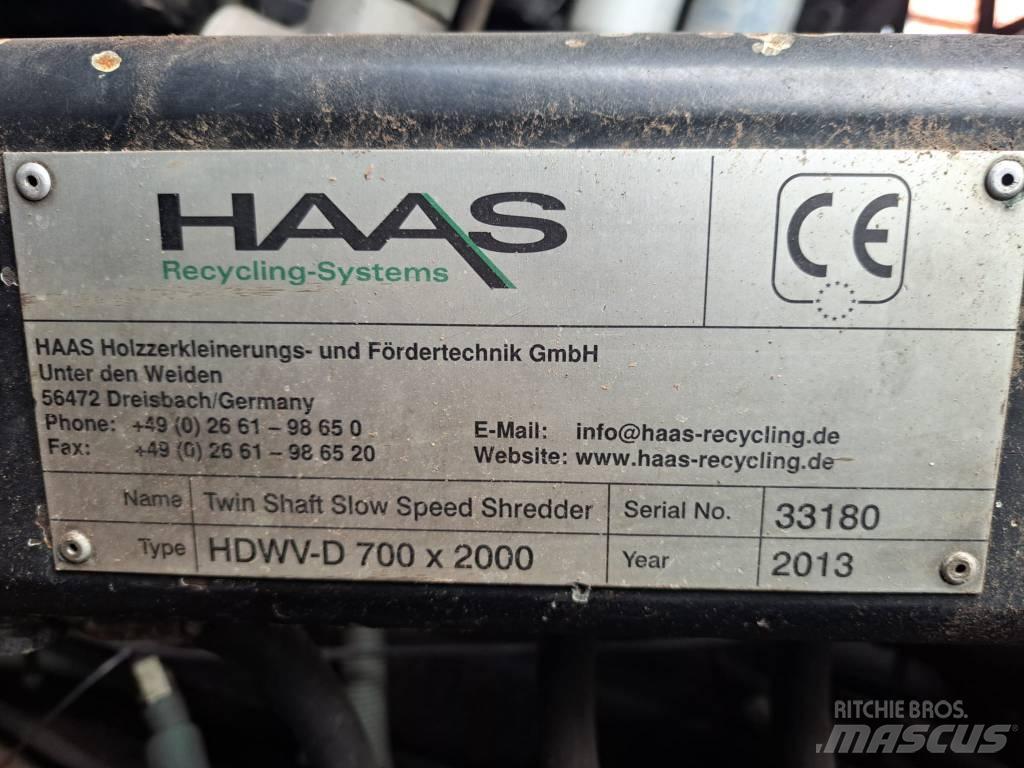 Haas Tyron 2000 Промышленные шредеры