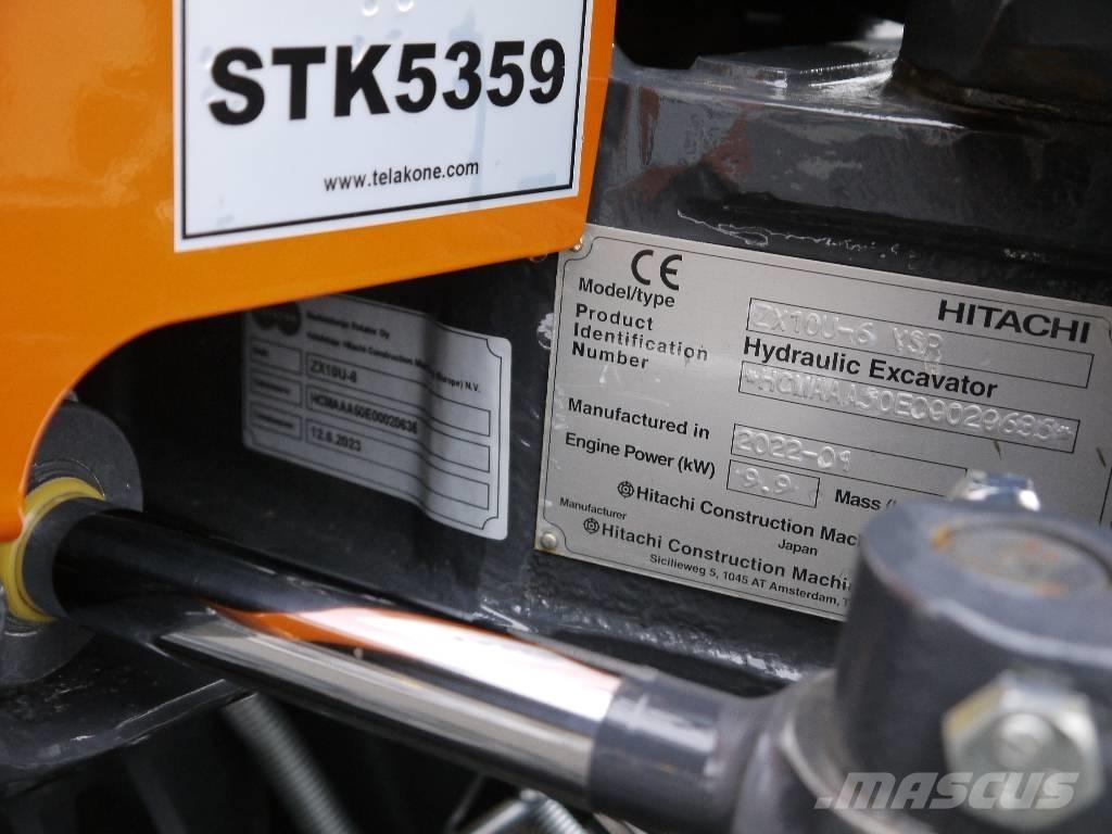 Hitachi ZX 10 U-6 Мини-экскаваторы