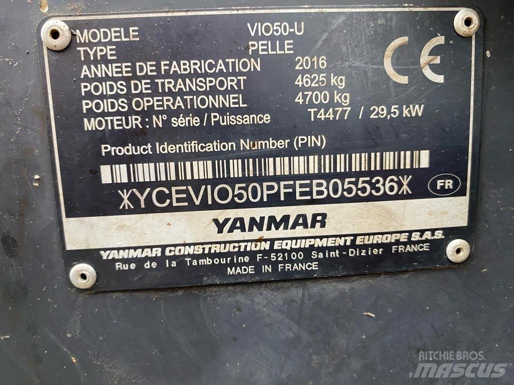Yanmar Vio 50 U Мини-экскаваторы