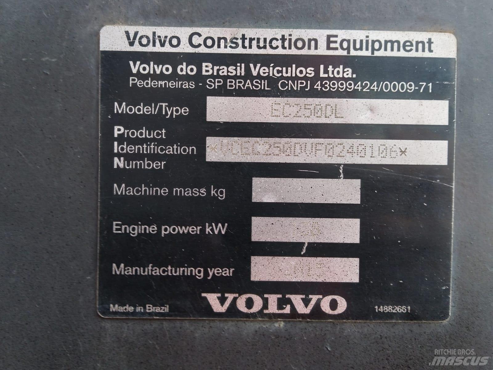 Volvo EC 250 D L Гусеничные экскаваторы