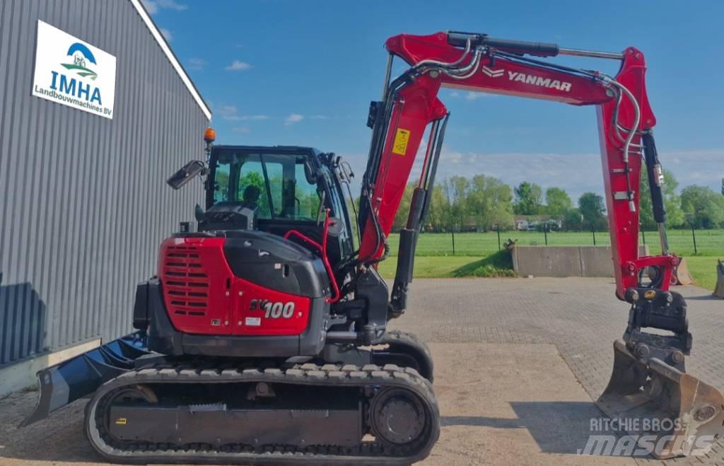 Yanmar SV100 2A-2PB Малые экскаваторы 7т-12т