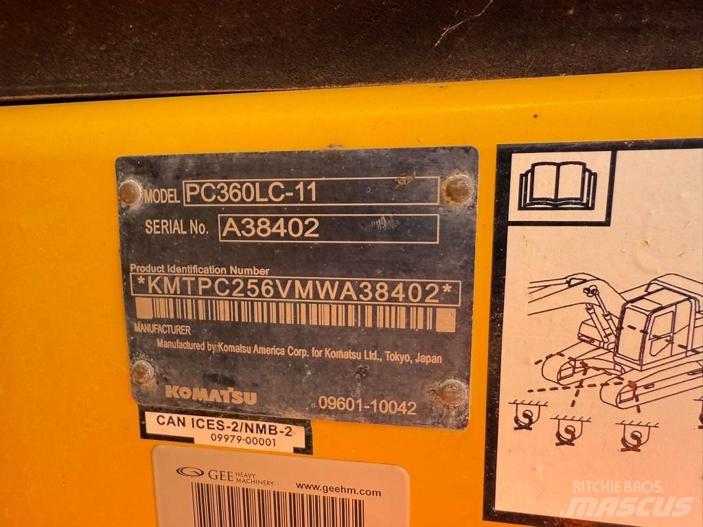 Komatsu PC360LC-11 Гусеничные экскаваторы