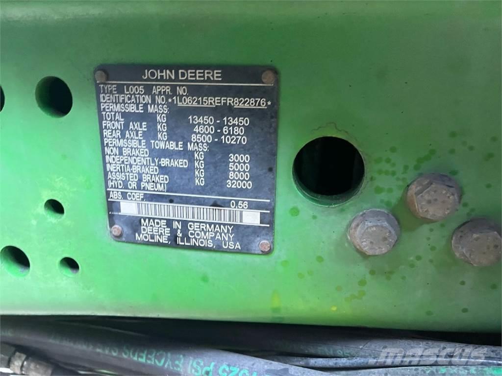 John Deere 6215R Трактора