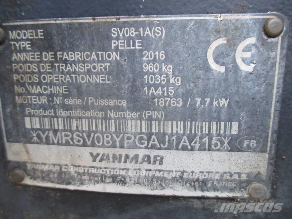 Yanmar SV 08-1 A Мини-экскаваторы