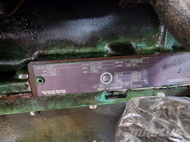 Volvo D5F 215EEV Двигатели