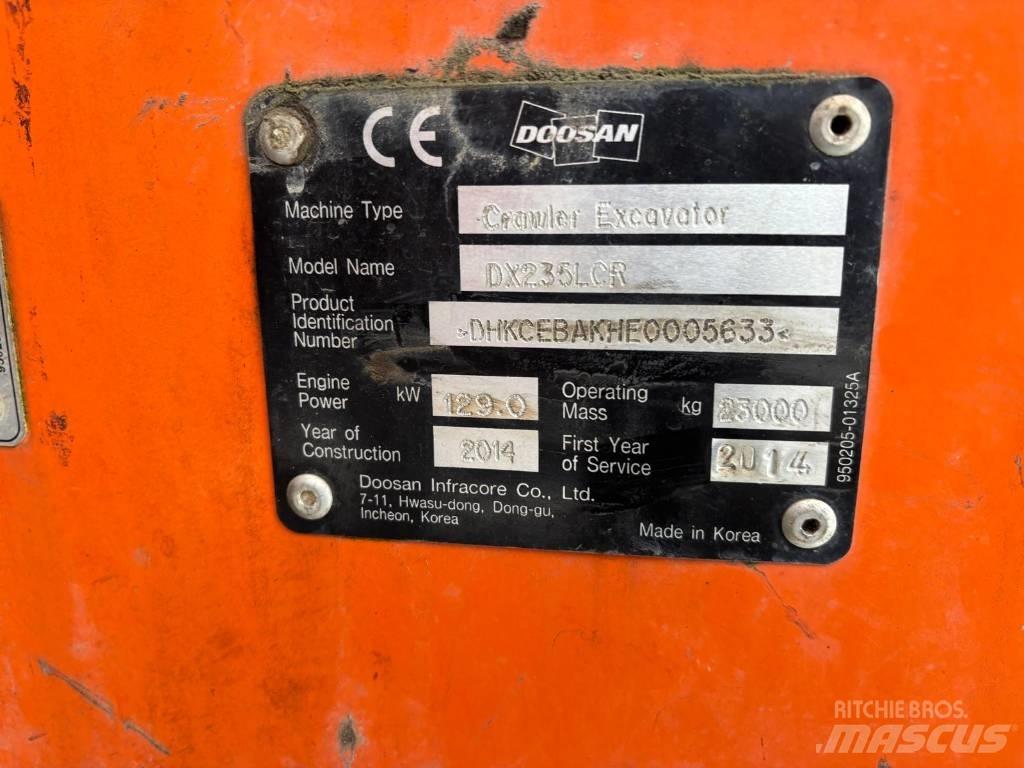 Doosan DX225 LC R Гусеничные экскаваторы