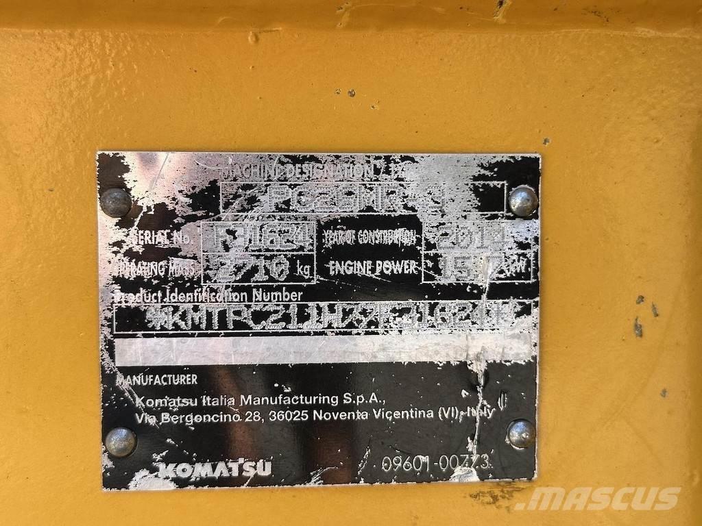 Komatsu PC26MR-3 Мини-экскаваторы