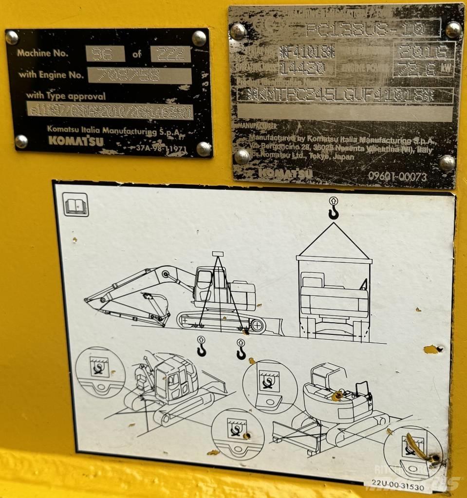 Komatsu PC 138 US-10 Гусеничные экскаваторы