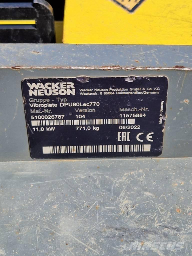 Wacker Neuson DPU 80 Виброплиты и вибротрамбовки