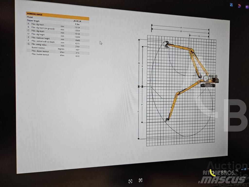 JCB JS 145 LR Гусеничные экскаваторы