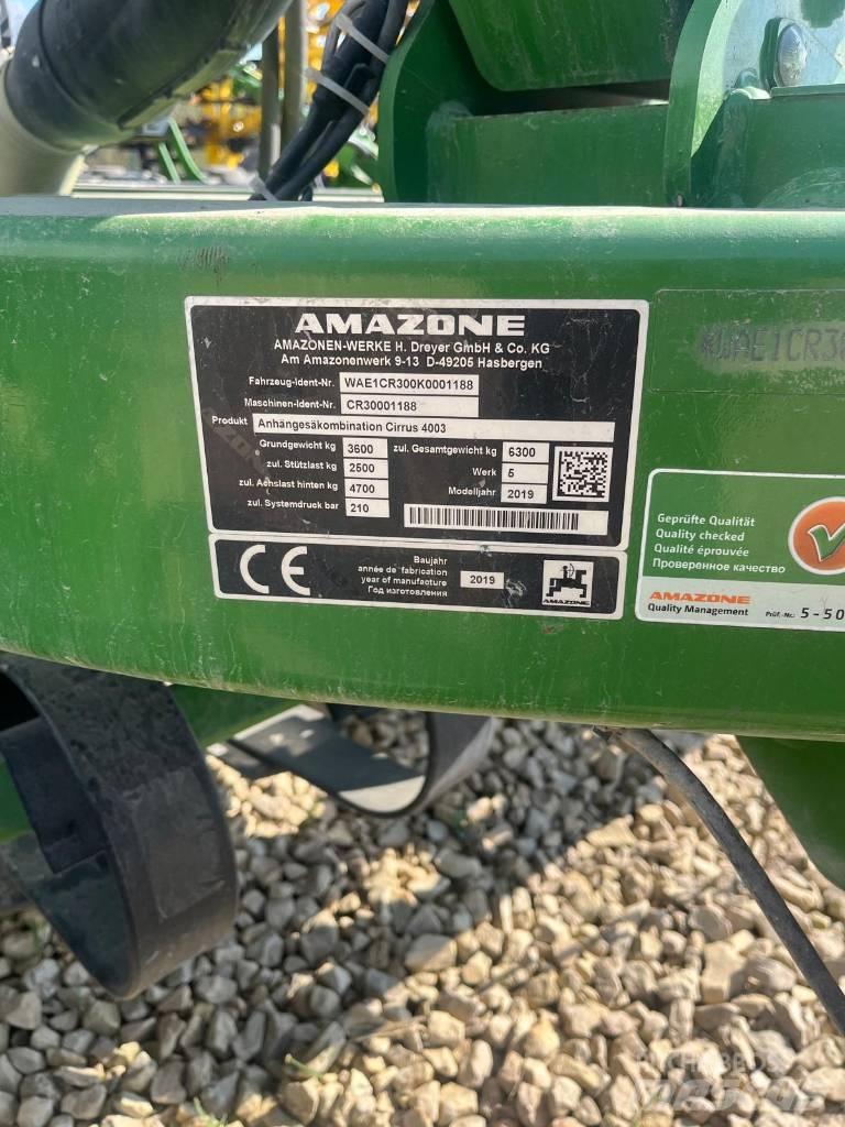 Amazone Cirrus 4003 Сеялки