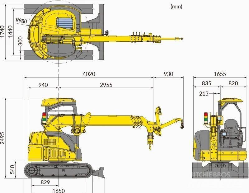 Maeda CC423-1 Гусеничные краны