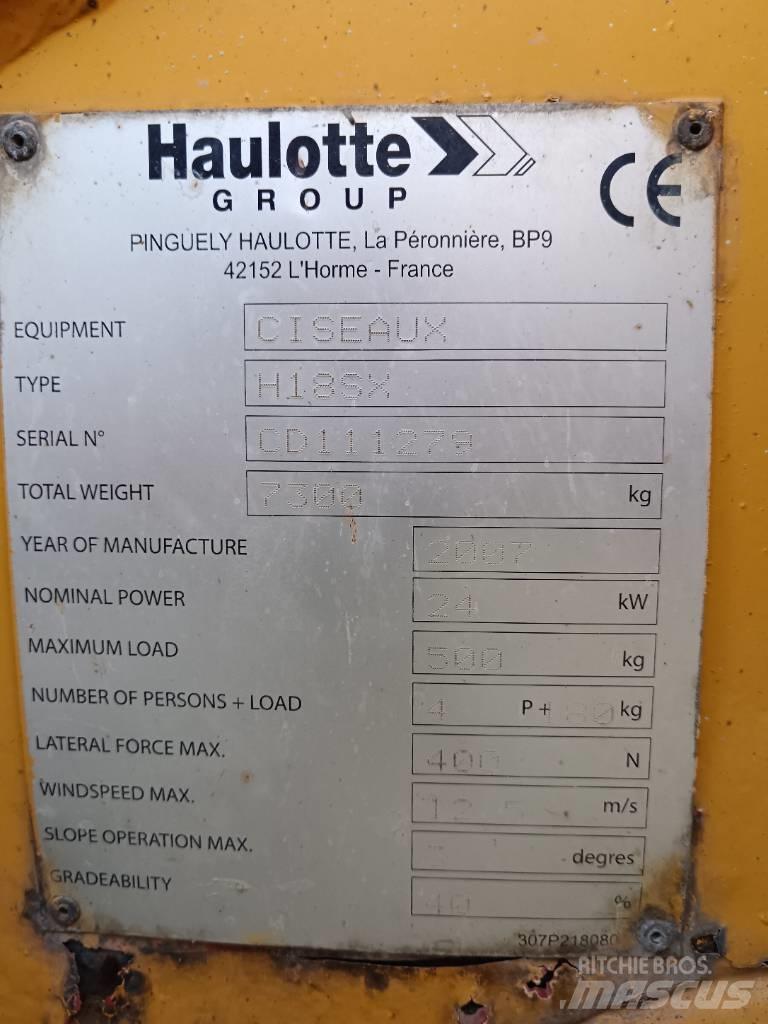 Haulotte H 18 SX Ножничные подъемники