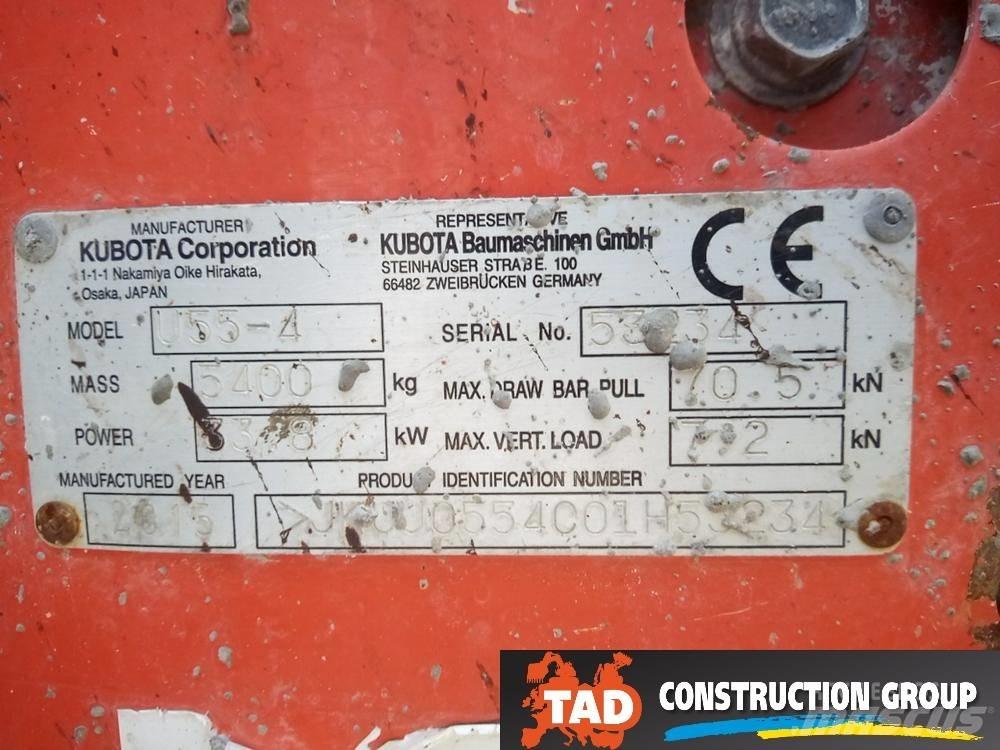 Kubota U 55-4 Мини-экскаваторы