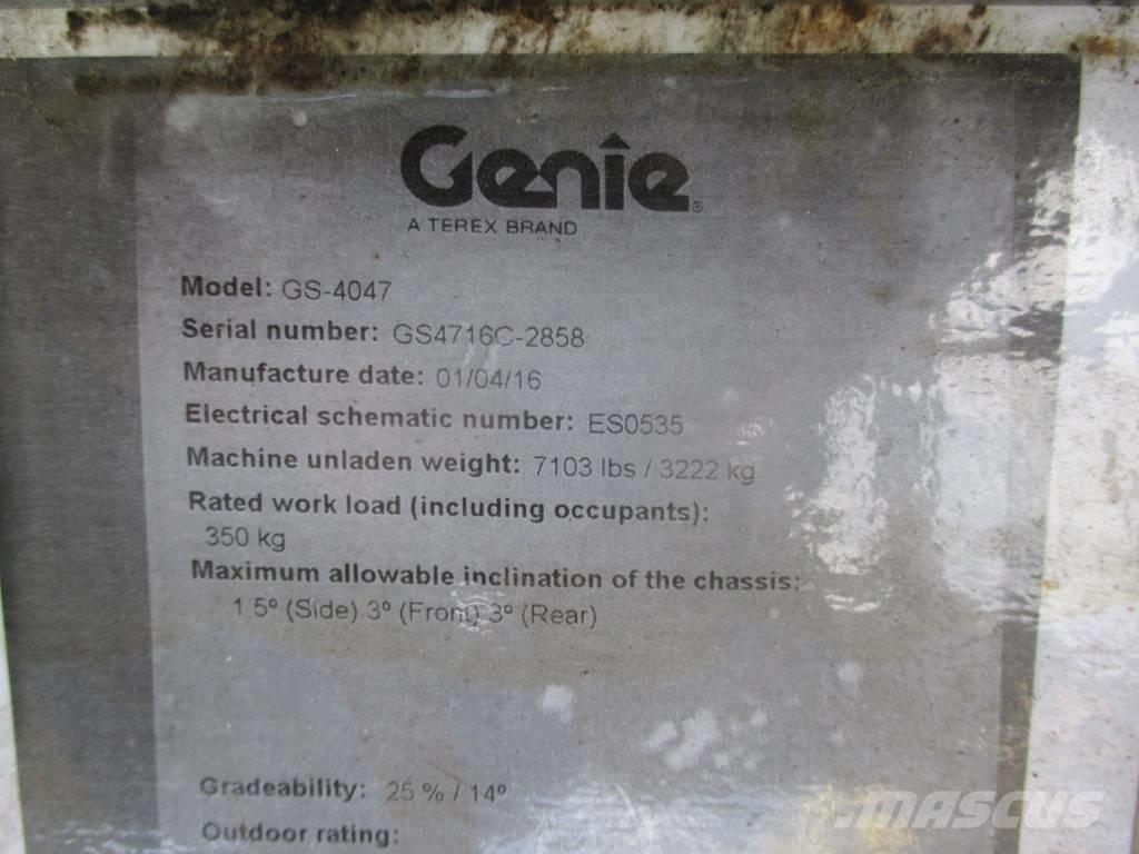 Genie GS 4047 Ножничные подъемники
