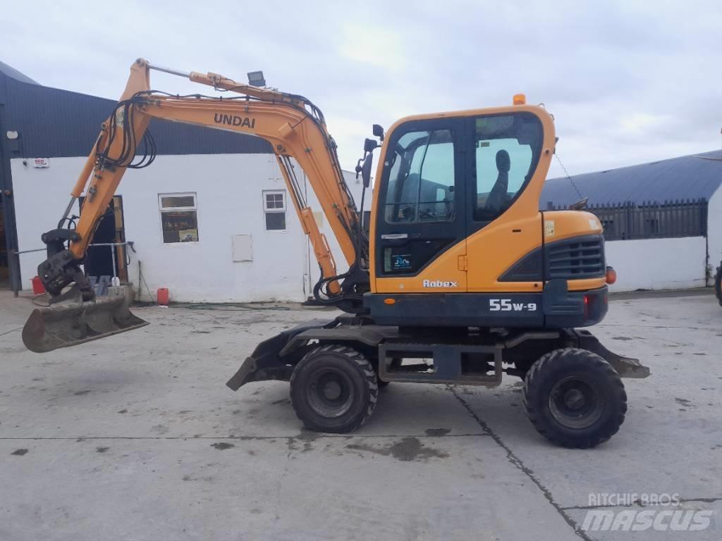 Hyundai R55 W-9 Колёсные экскаваторы