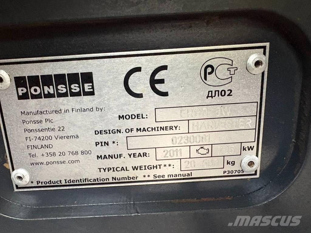 Ponsse Ergo 8W Харвестеры