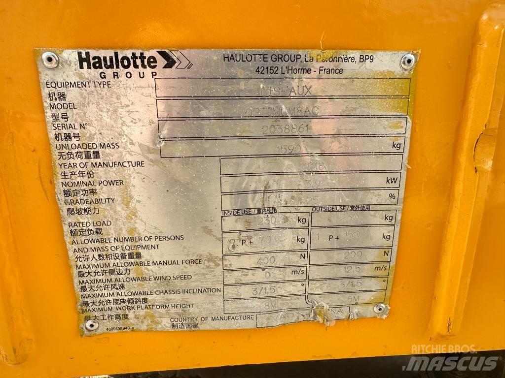 Haulotte OPTIMUM 8 Ножничные подъемники