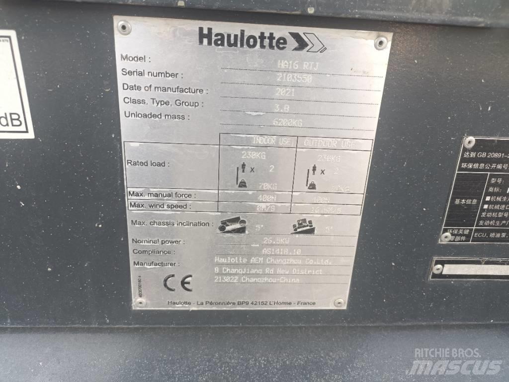 Haulotte HA16RTJ Коленчатые подъемники