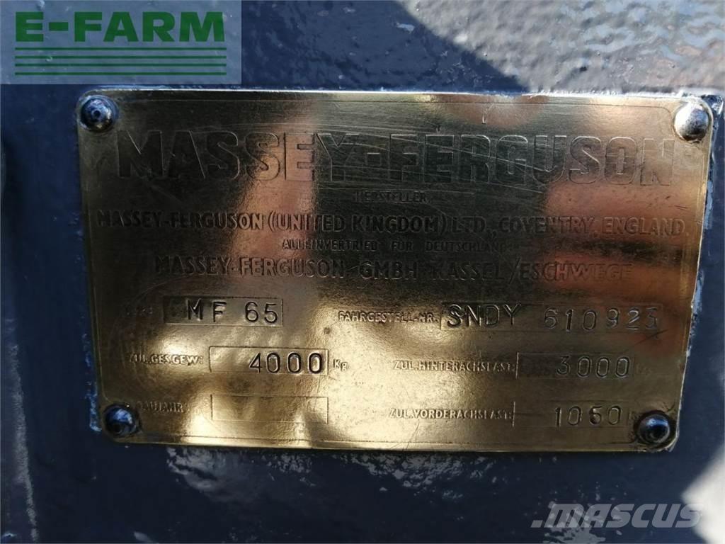 Massey Ferguson 65 Трактора