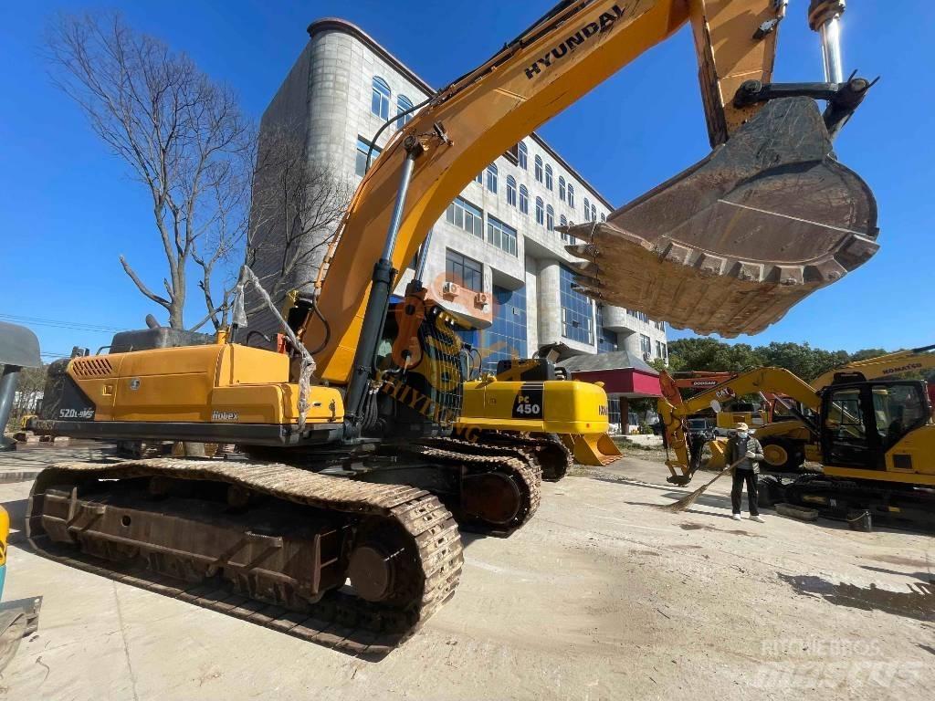 Hyundai Robex 520 VS Гусеничные экскаваторы