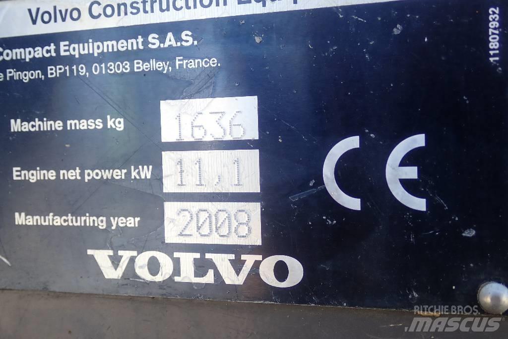 Volvo EC 15 B Мини-экскаваторы