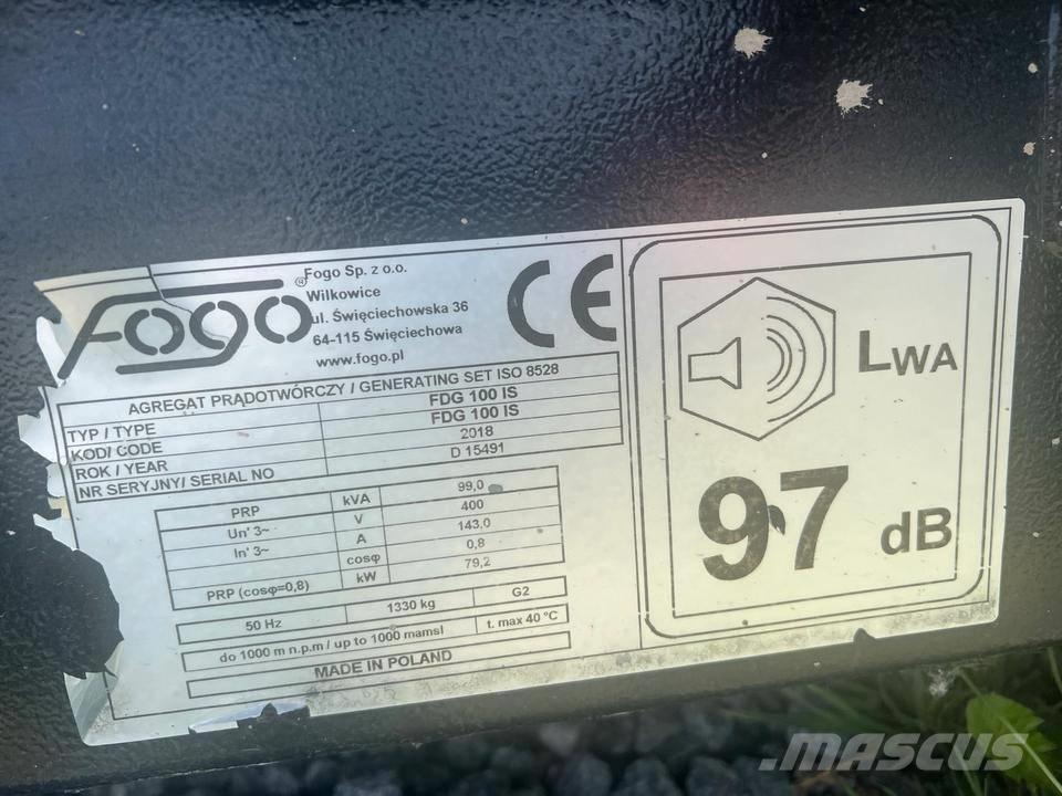 Fogo Iveco 100 KVA Дизельные генераторы