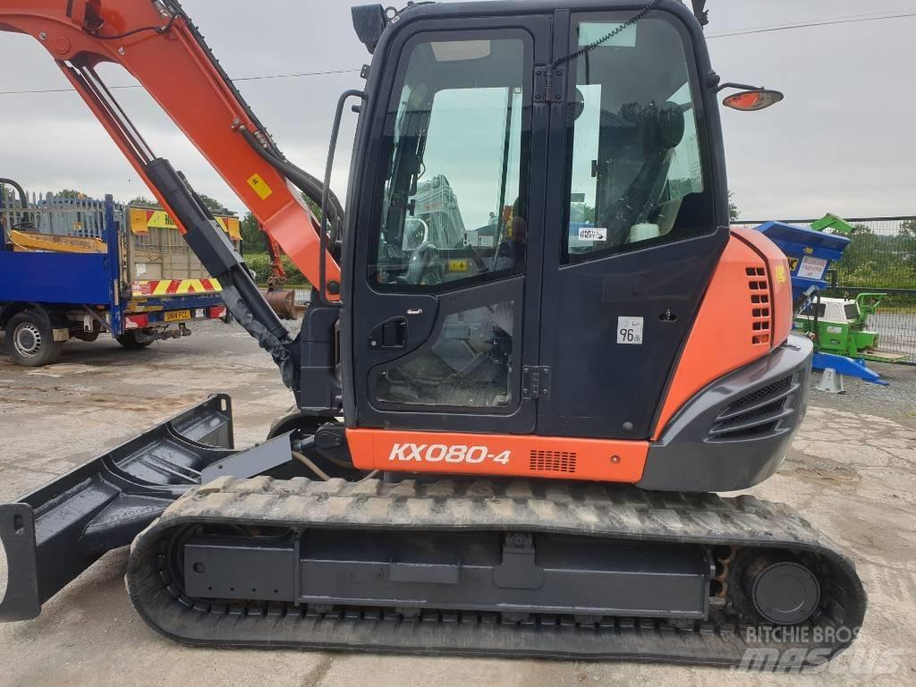 Kubota KX 080-4 Малые экскаваторы 7т-12т