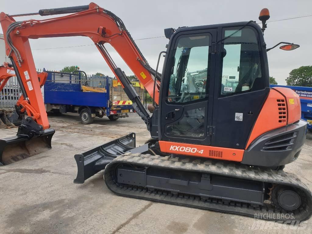Kubota KX 080-4 Малые экскаваторы 7т-12т