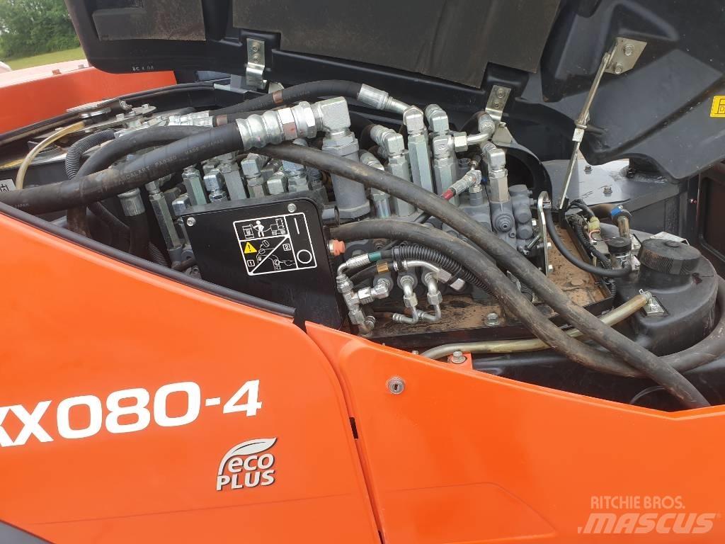 Kubota KX 080-4 Малые экскаваторы 7т-12т