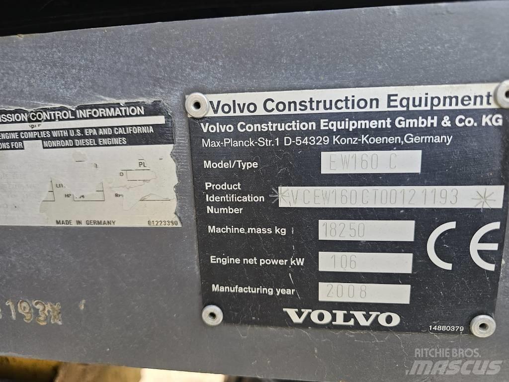 Volvo EW 160 C Колёсные экскаваторы